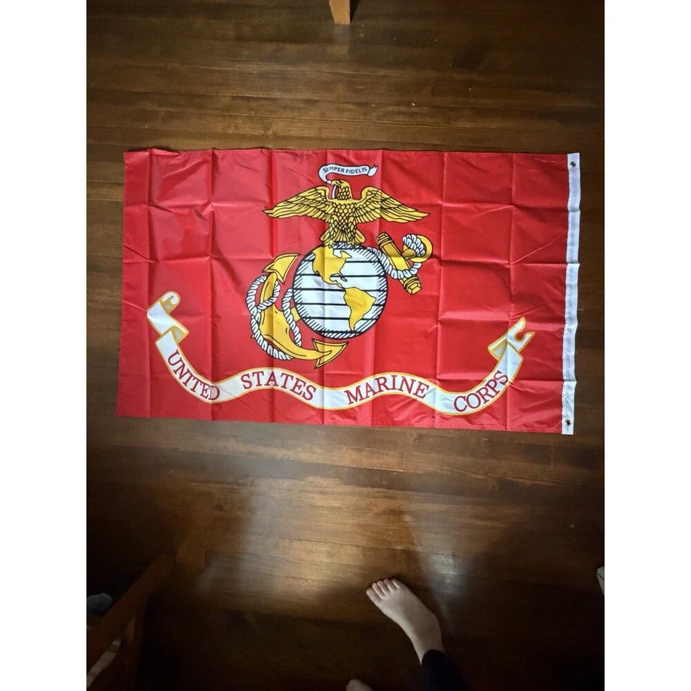 3X5 Marines USMC Semper Fi Flag Brass Grommets New Double Sided